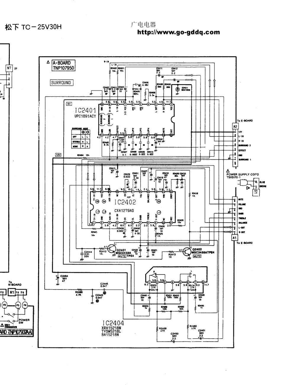 松下TC-25V30H彩电图纸_松下  TC-25V30H(12).pdf_第1页