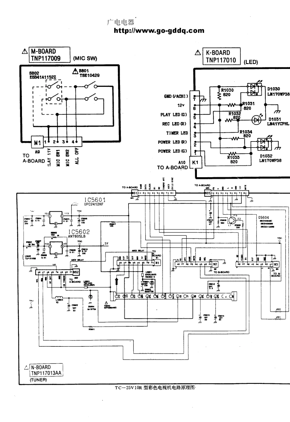 松下TC-25V10R彩电图纸_松下  TC-25V10R(57).pdf_第1页