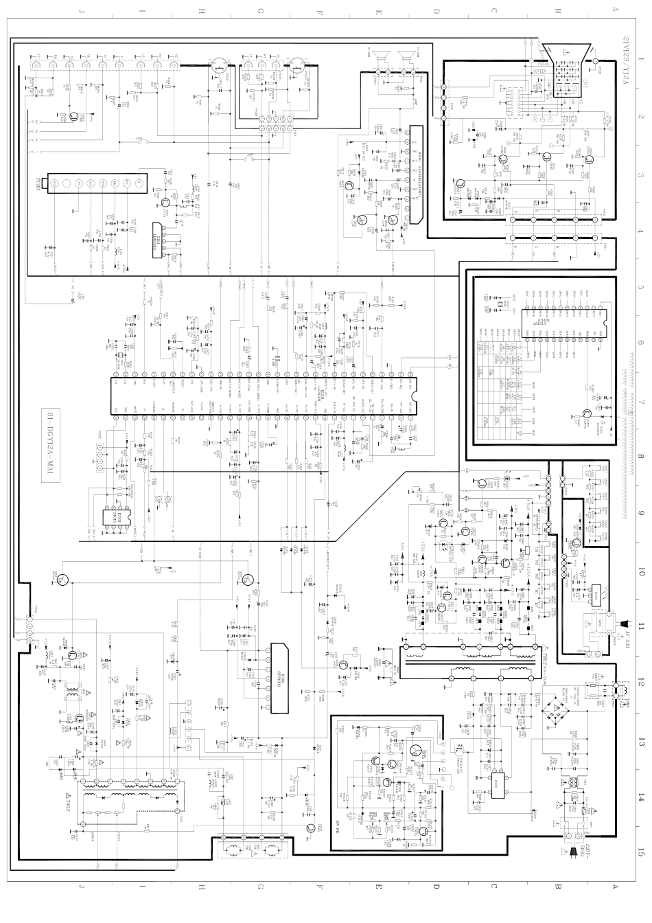 TCL乐华21T8S彩电原理图_乐华21T8S电视机图纸.pdf_第1页