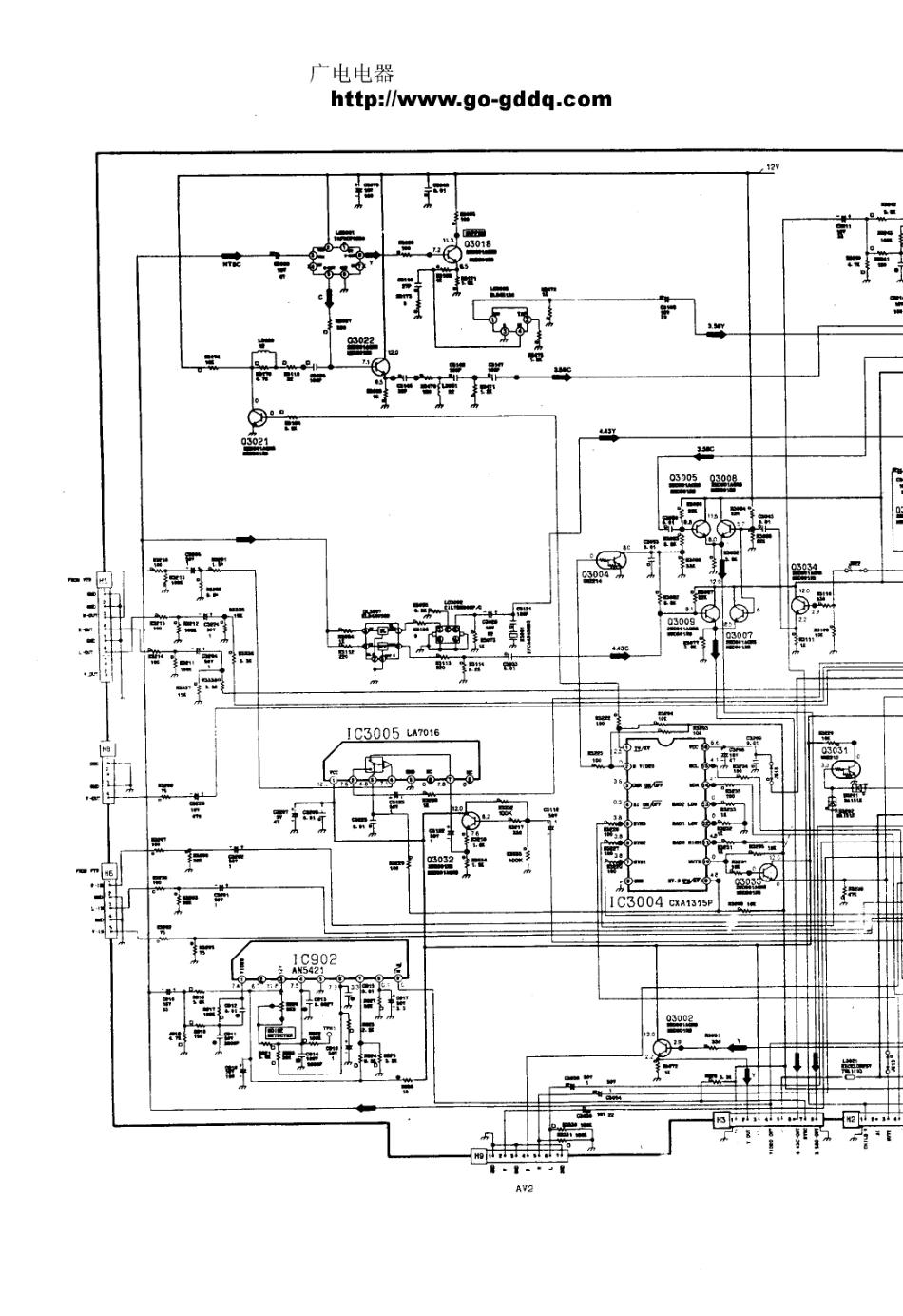 松下TC-25V10R彩电图纸_松下  TC-25V10R(53).pdf_第1页