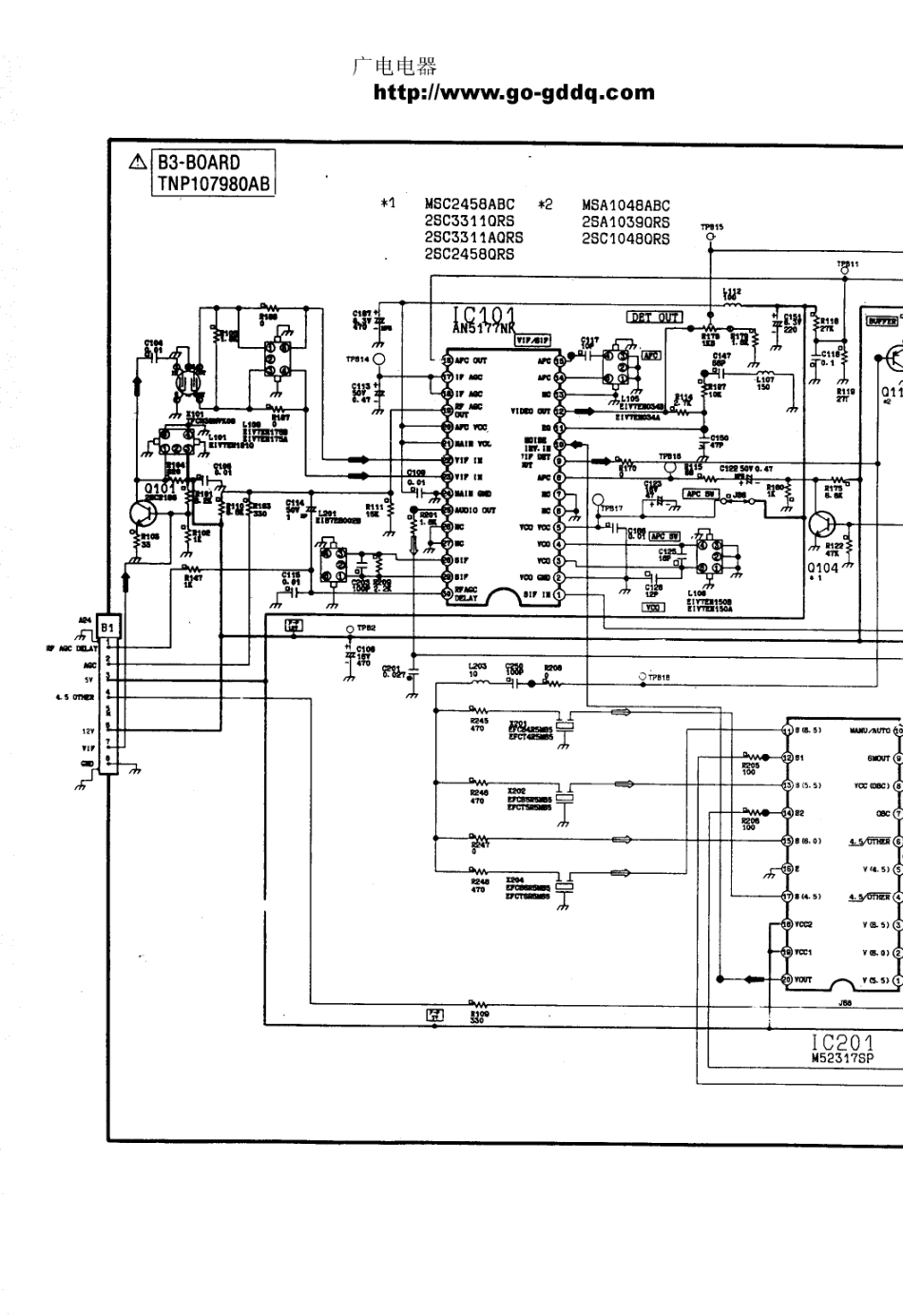 松下TC-25V10R彩电图纸_松下  TC-25V10R(43).pdf_第1页