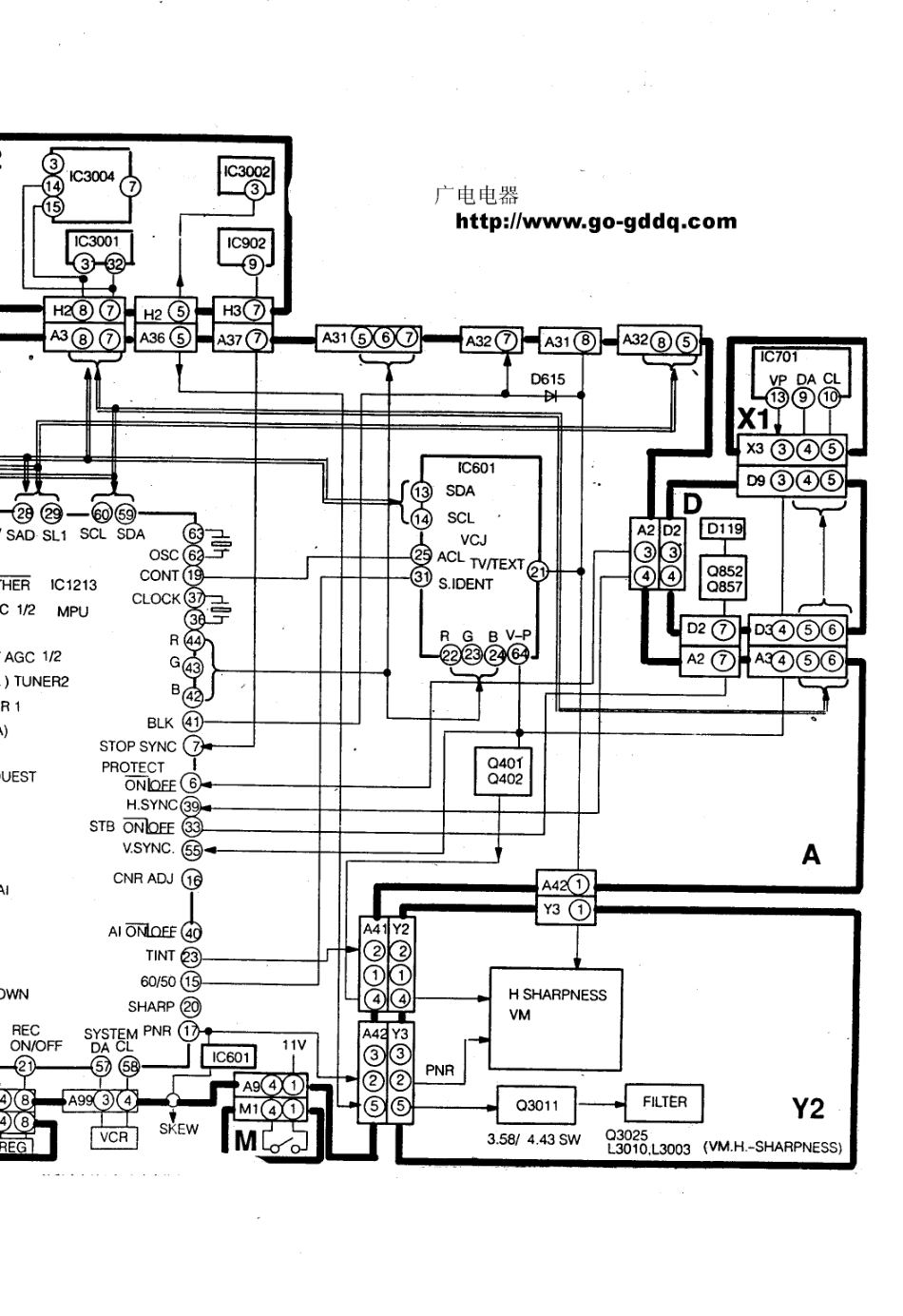 松下TC-25V10R彩电图纸_松下  TC-25V10R(08).pdf_第1页