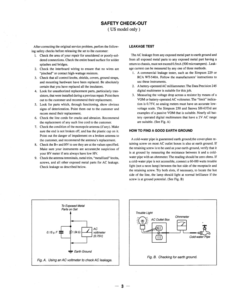 索尼RA-1机芯背投电视维修手册_索尼RA-1机芯背投.pdf_第3页