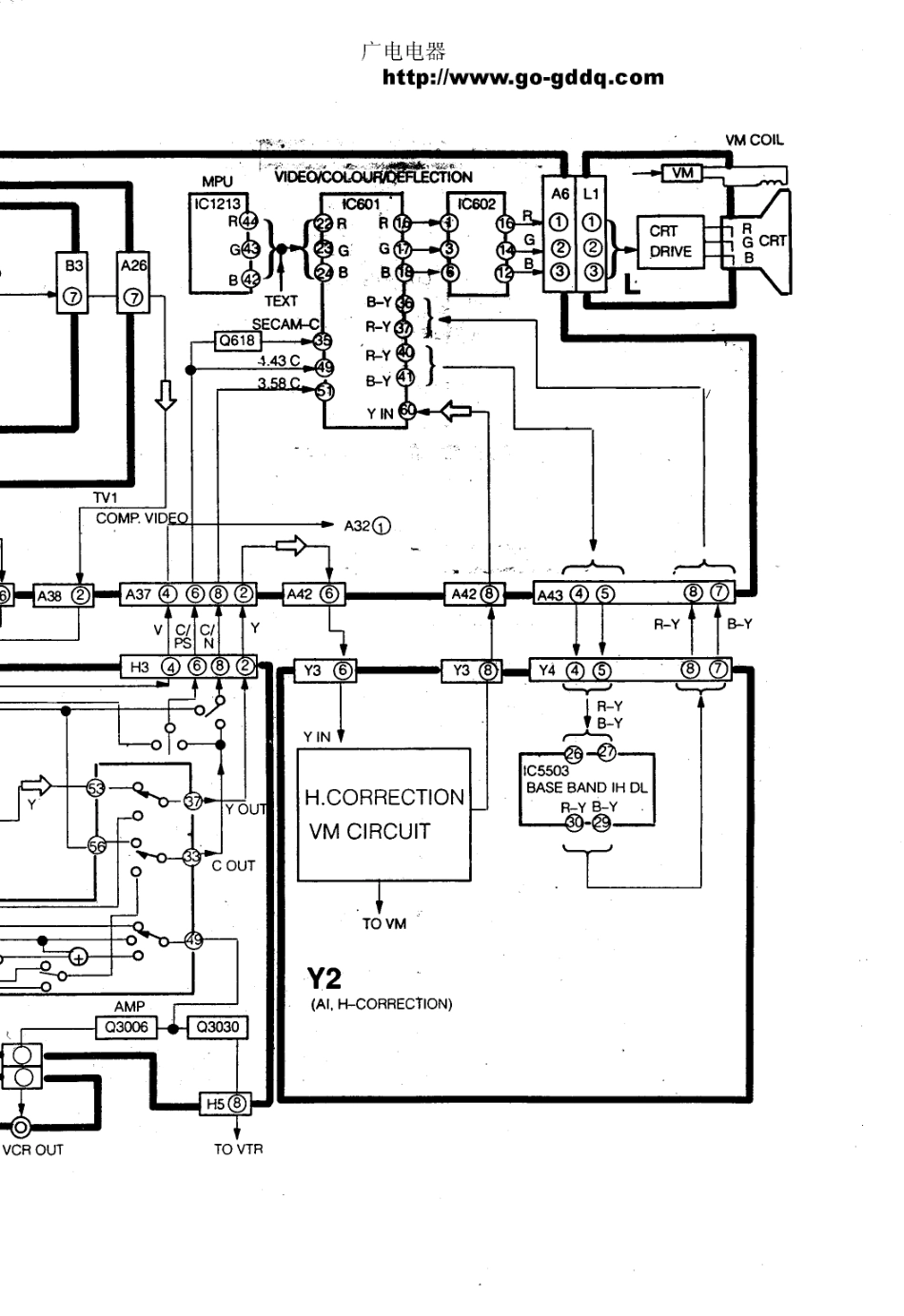 松下TC-25V10R彩电图纸_松下  TC-25V10R(06).pdf_第1页