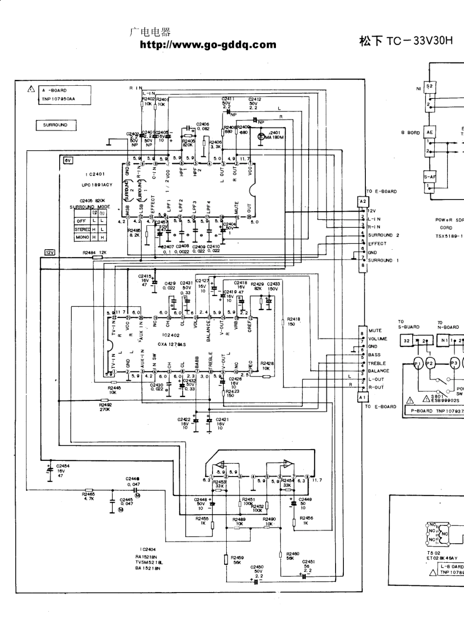 松下TC-33V30H彩电图纸_松下  TC-33V30H(19).pdf_第1页