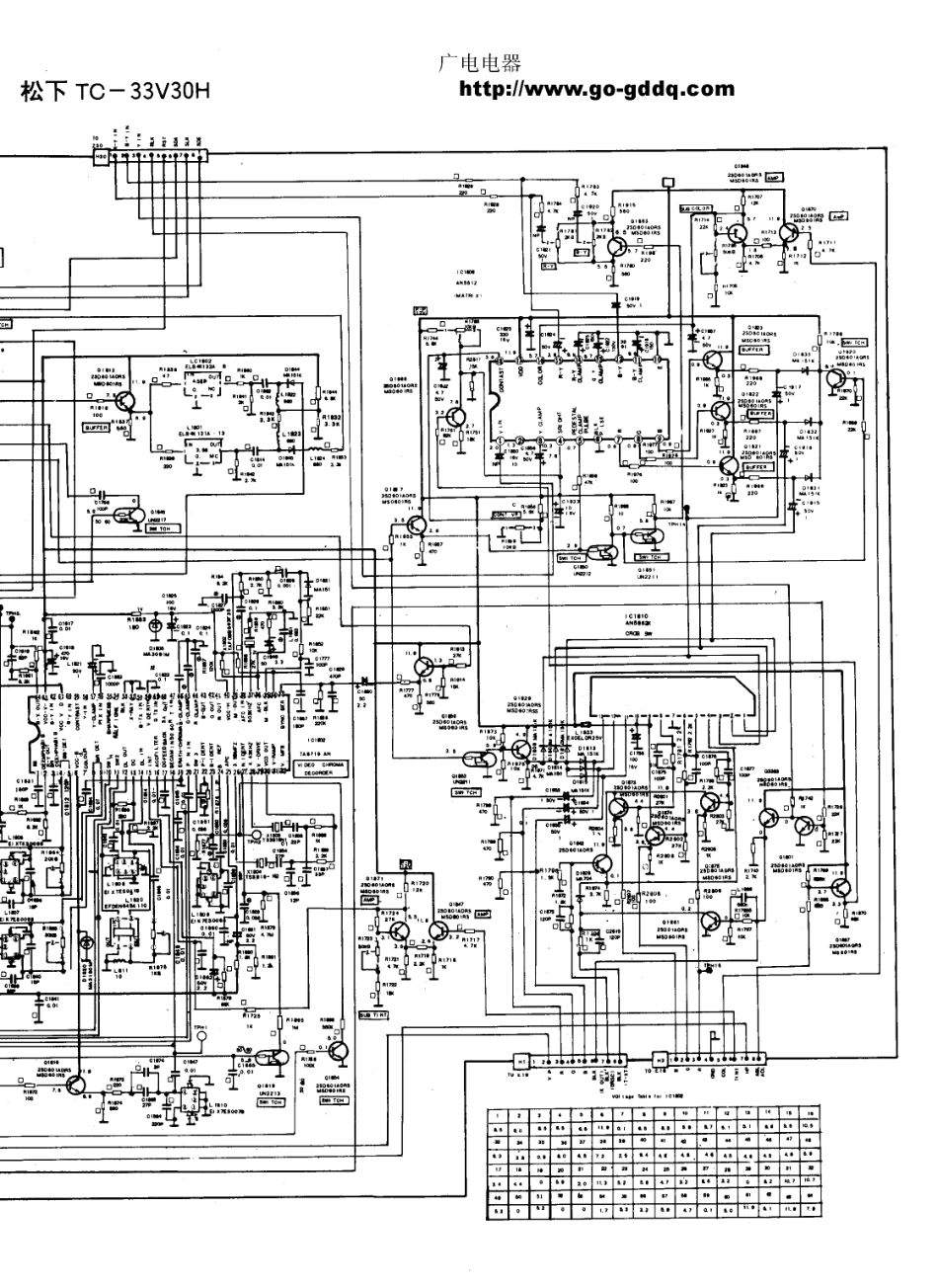 松下TC-33V30H彩电图纸_松下  TC-33V30H(14).pdf_第1页