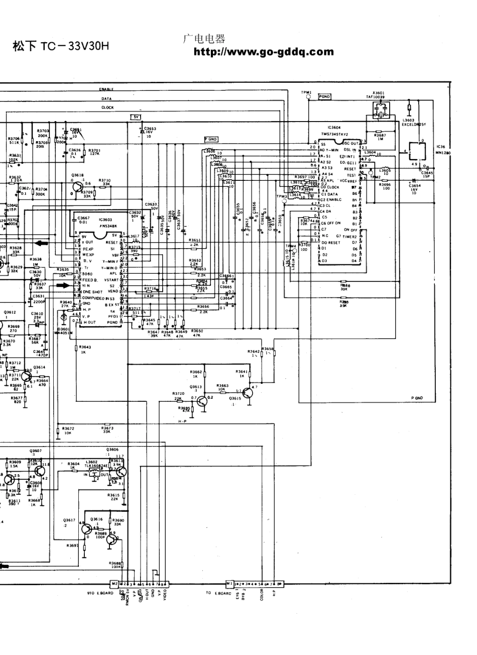 松下TC-33V30H彩电图纸_松下  TC-33V30H(12).pdf_第1页