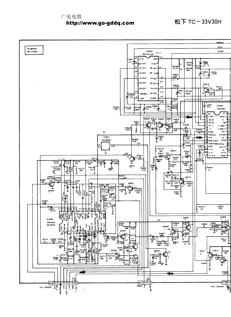 松下TC-33V30H彩电图纸_松下  TC-33V30H(11).pdf_第1页