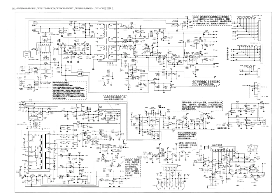 TCL彩电HD28B03A HD28H61 HD29276 HD29C06 HD29C81 HD29A71 HD29H61I HD29C41 HD34C41图纸(4-1).pdf_第1页