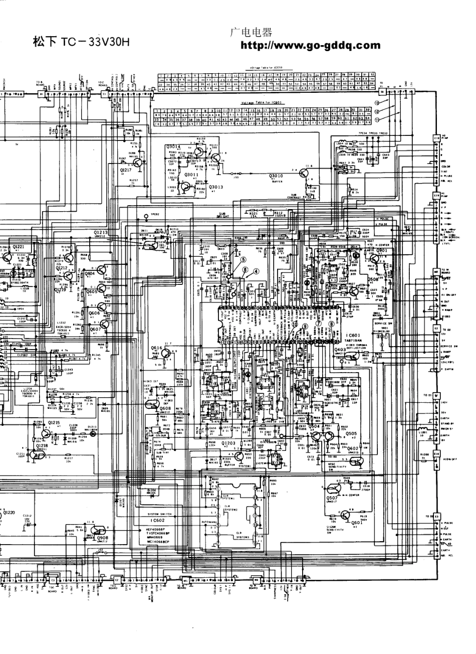 松下TC-33V30H彩电图纸_松下  TC-33V30H(06).pdf_第1页