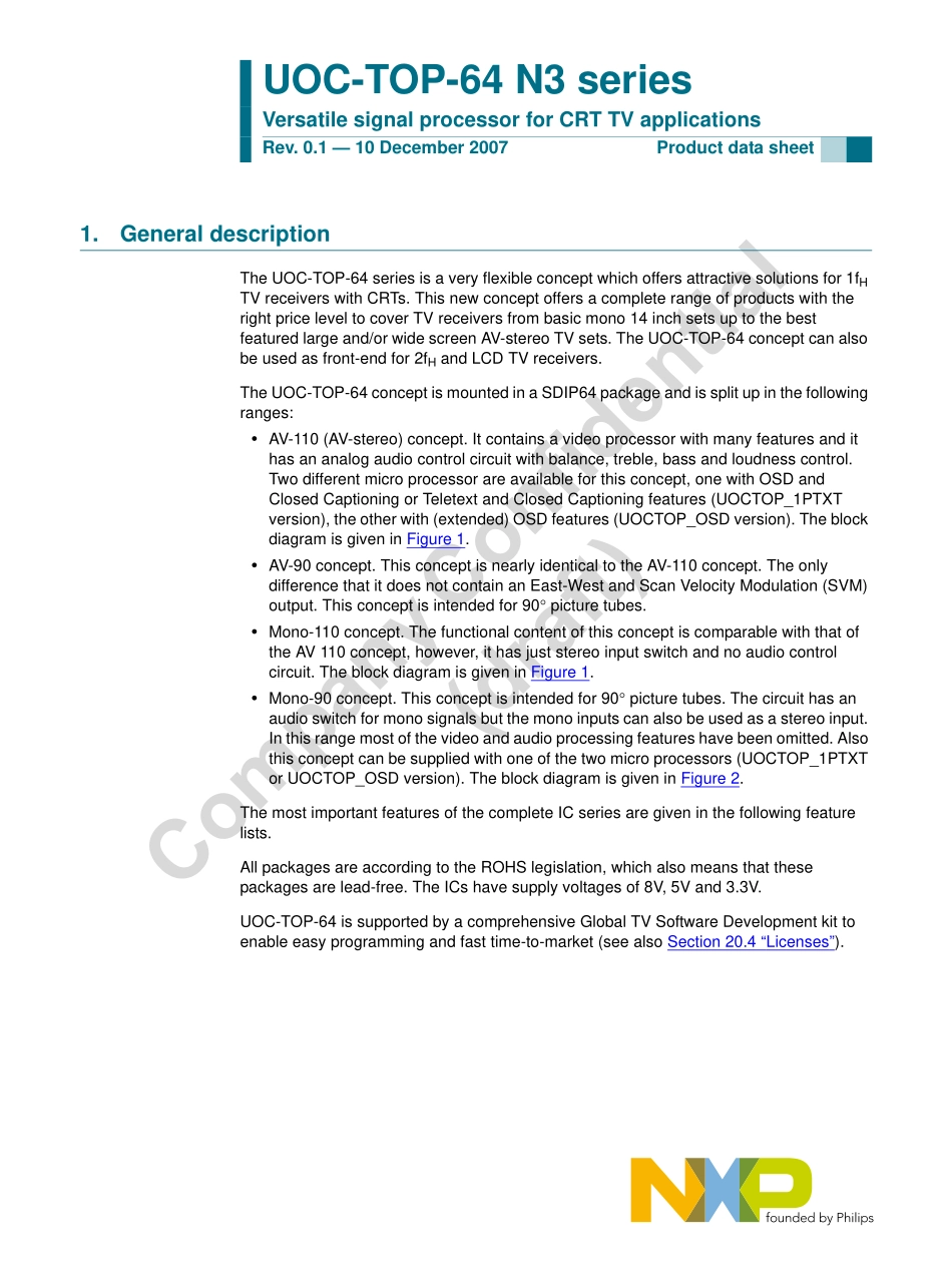 TCL--CRT NX56机芯维修手册_13-TDA111-35P.pdf_第2页