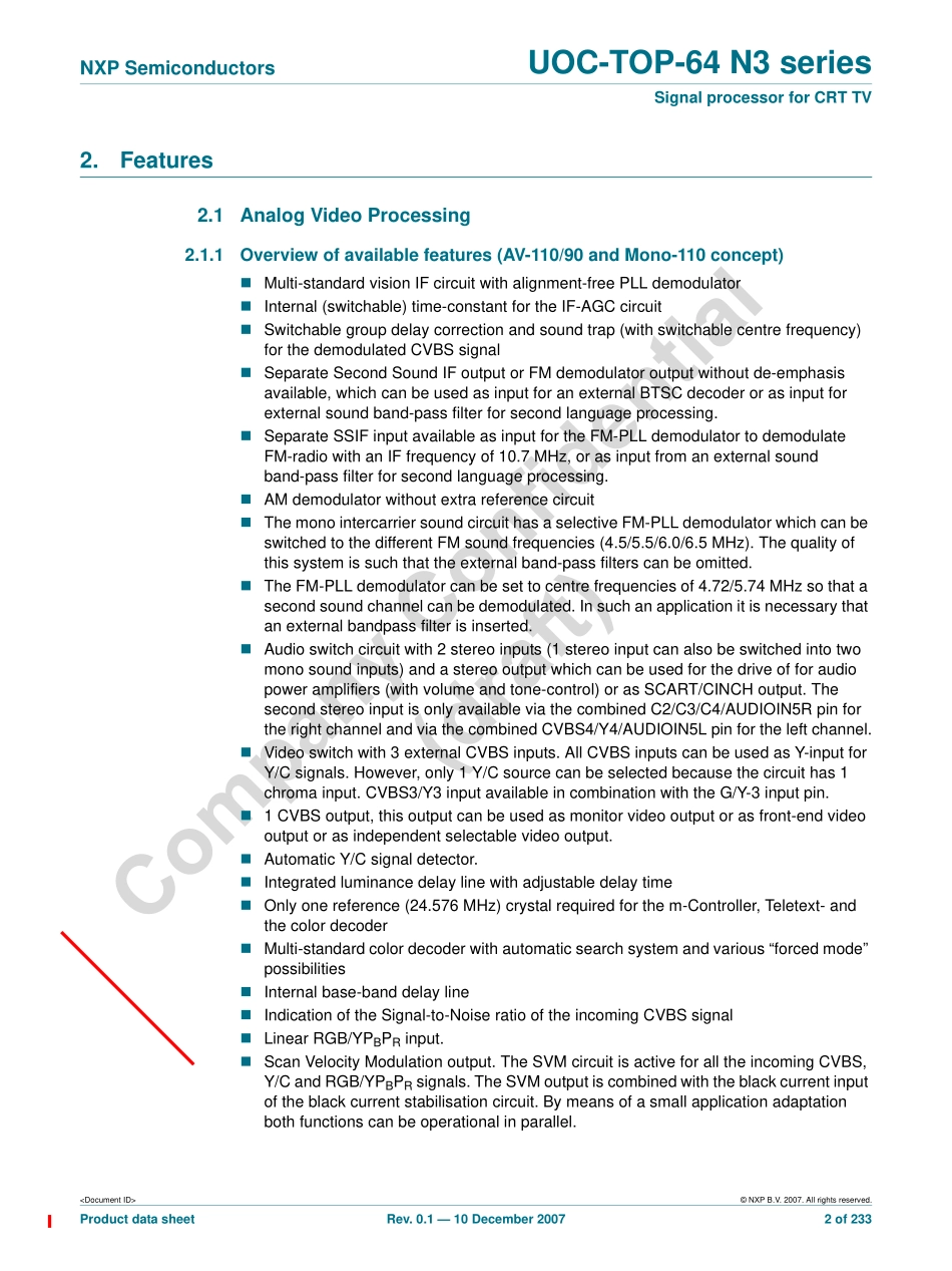 TCL--CRT NX56机芯维修手册_13-TDA111-35P.pdf_第3页