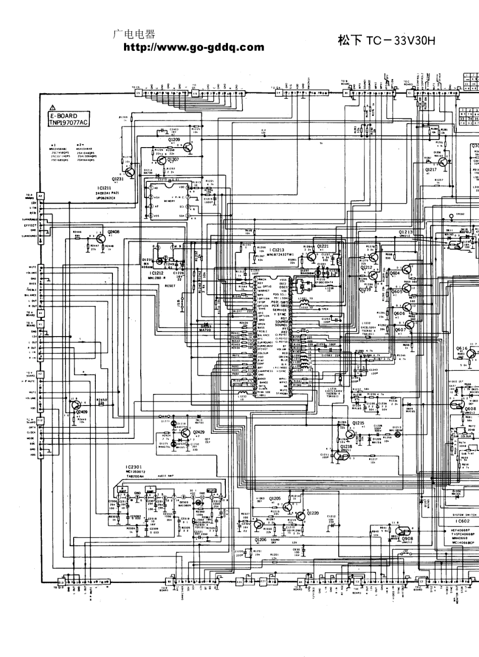 松下TC-33V30H彩电图纸_松下  TC-33V30H(05).pdf_第1页