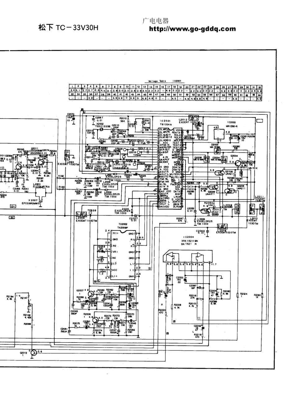 松下TC-33V30H彩电图纸_松下  TC-33V30H(04).pdf_第1页