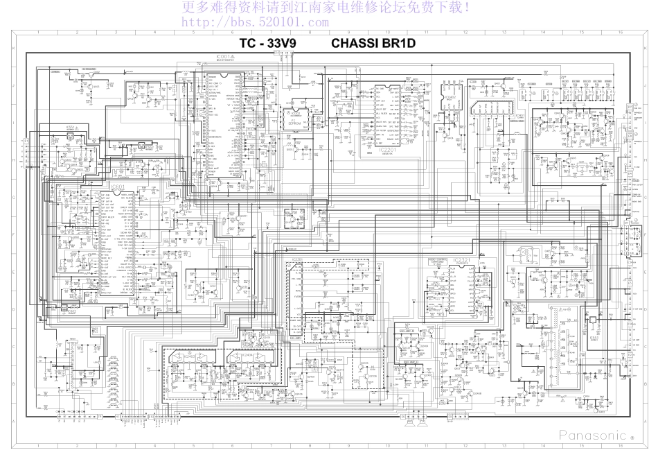 松下TC-33V9彩电原理图_松下TC-33V9.pdf_第1页