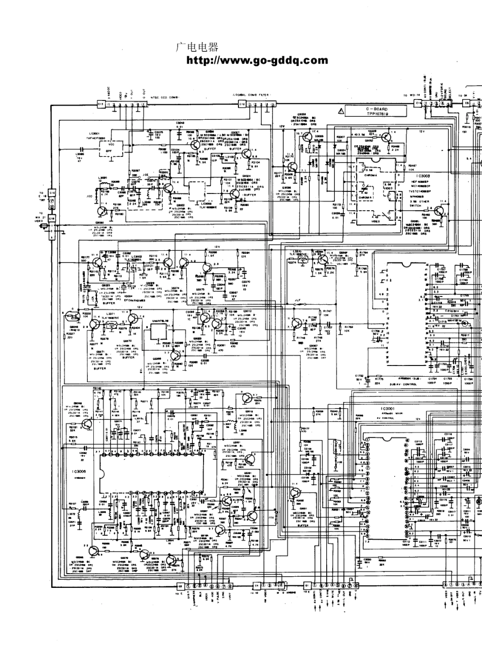 松下TC-33V2H彩电原理图_松下  TC-33V2H(07).pdf_第1页