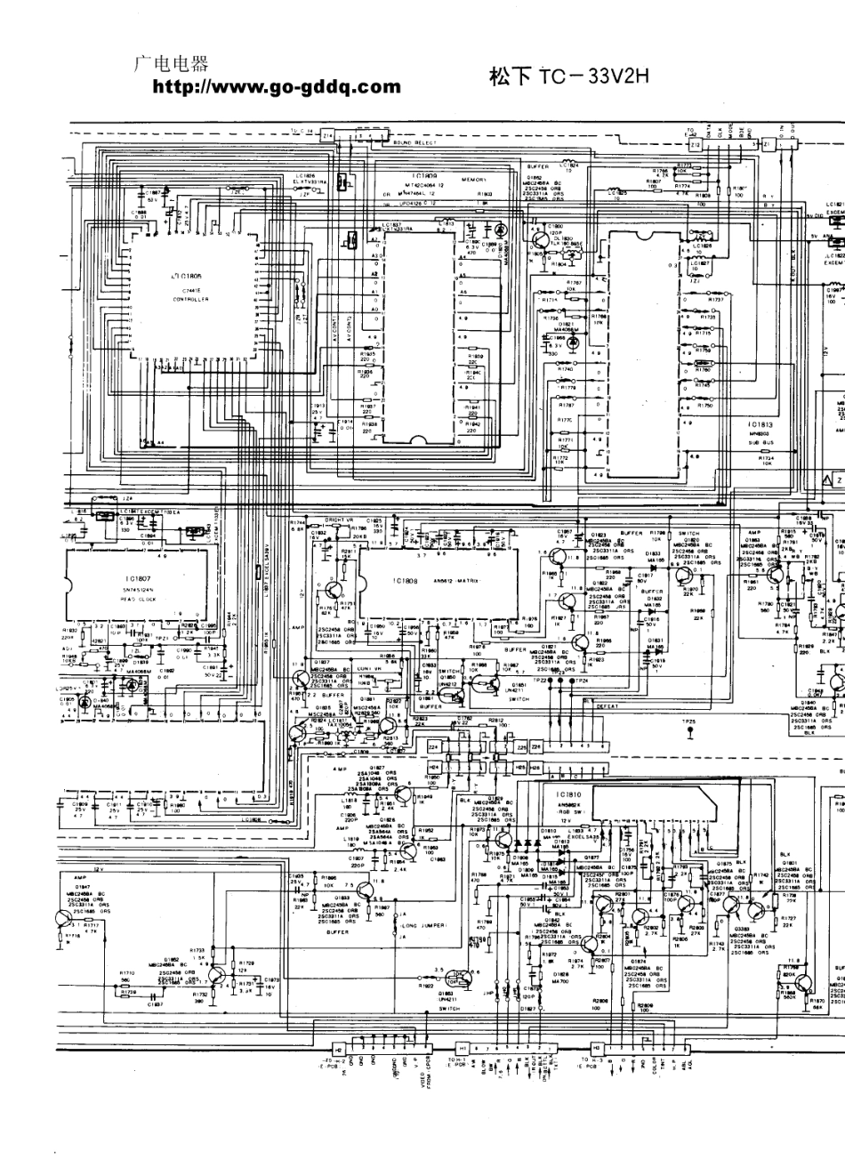 松下TC-33V2H彩电原理图_松下  TC-33V2H(05).pdf_第1页