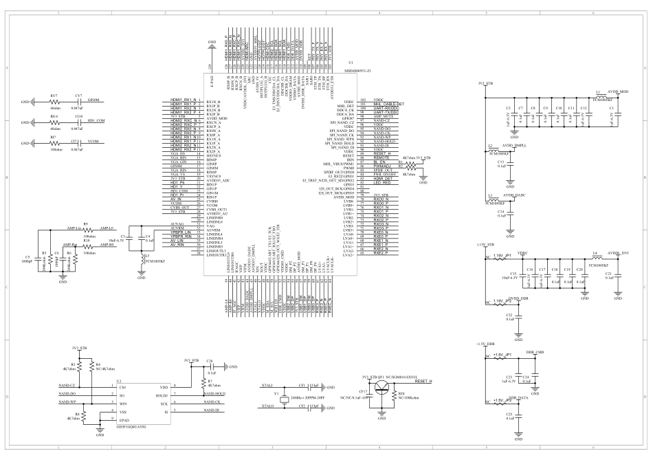 TCL TP.MS880.P78-75W1（3MS880AX机芯）电路原理图.pdf_第3页