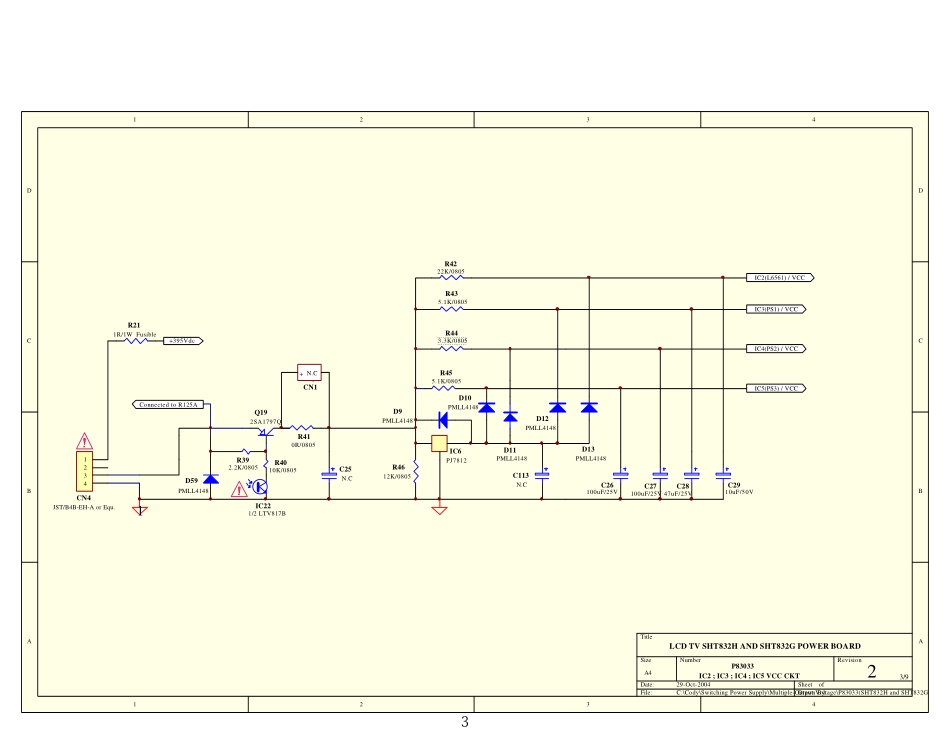 32LD7900TC电路原理图_32LCD power circuit.pdf_第3页