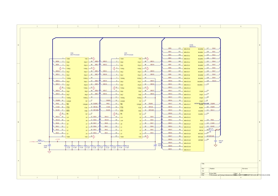 TCL RPT52D1A背投电视原理图_DB_MEMORY.PDF_第1页