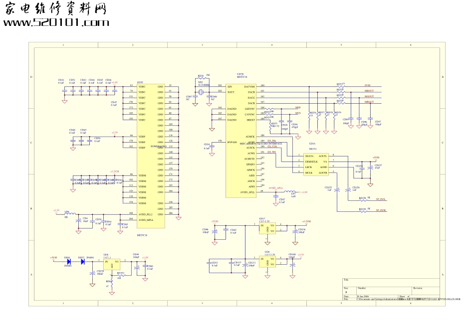 TCL RPT52D1A背投电视原理图_DB_POWER.pdf_第1页