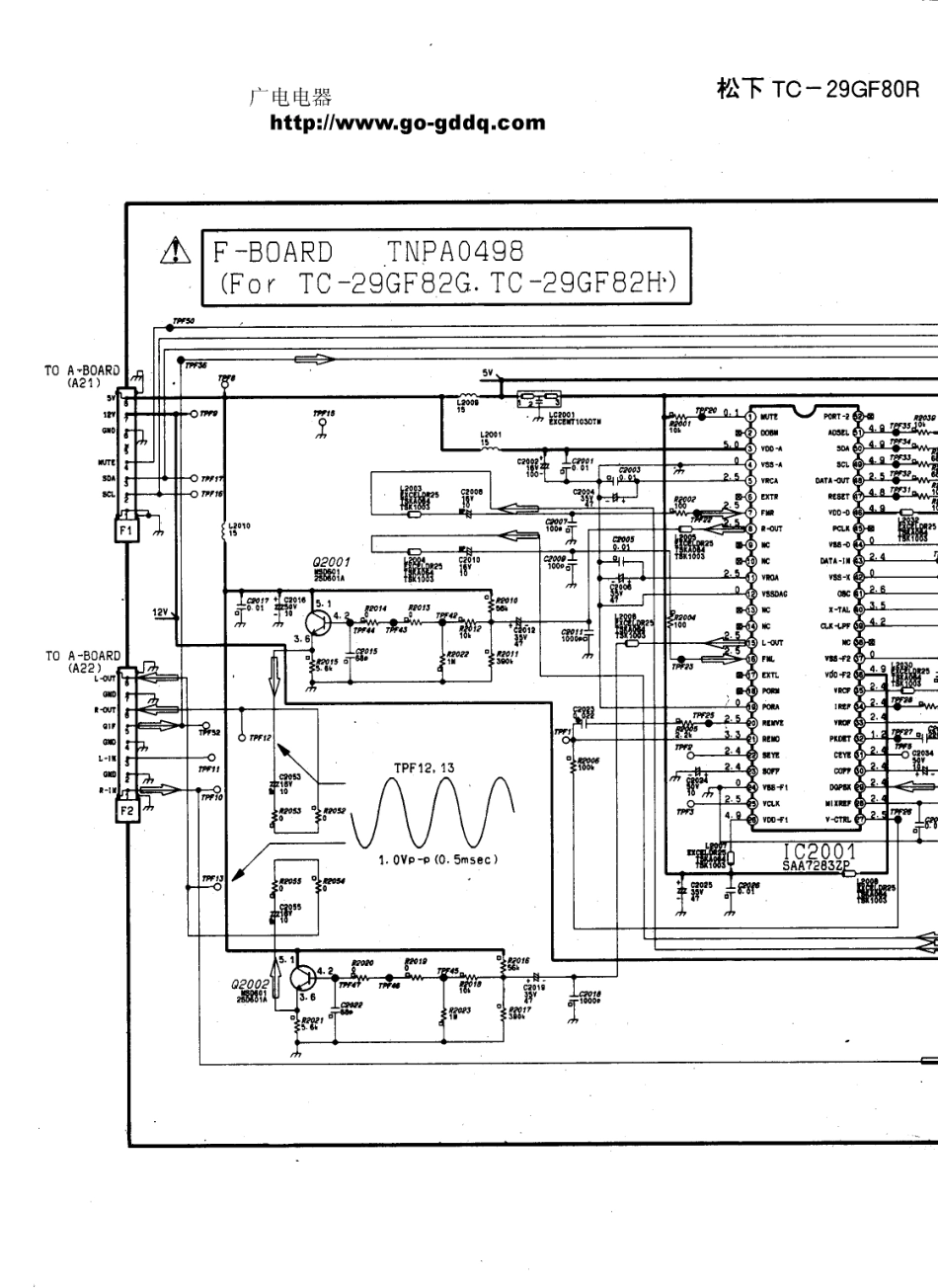 松下TC-33GF85H彩电图纸_松下  TC-29GF80R(17).pdf_第1页