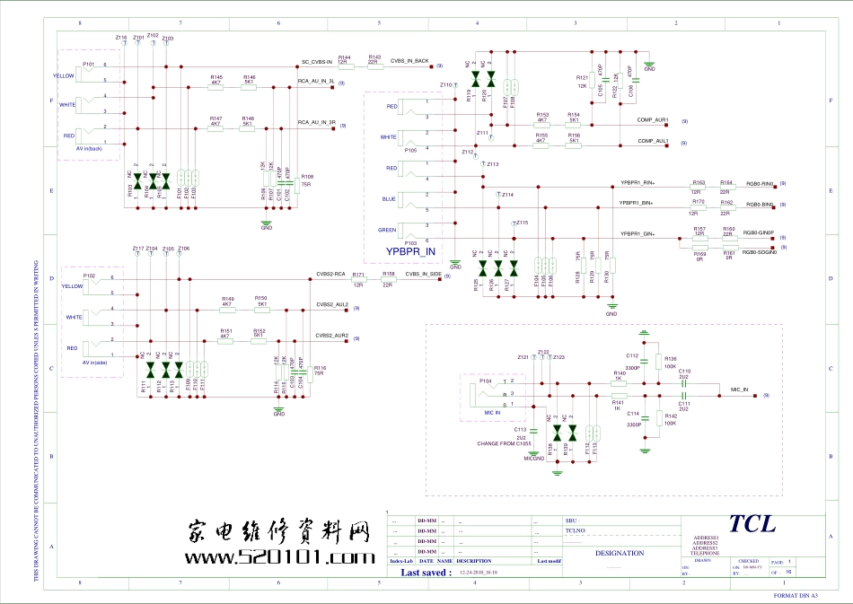 TCL P50P620-3D等离子电视(MS98P机芯)数字板原理图_TCL P50P620-3D(MS98P机芯)等离子.pdf_第1页