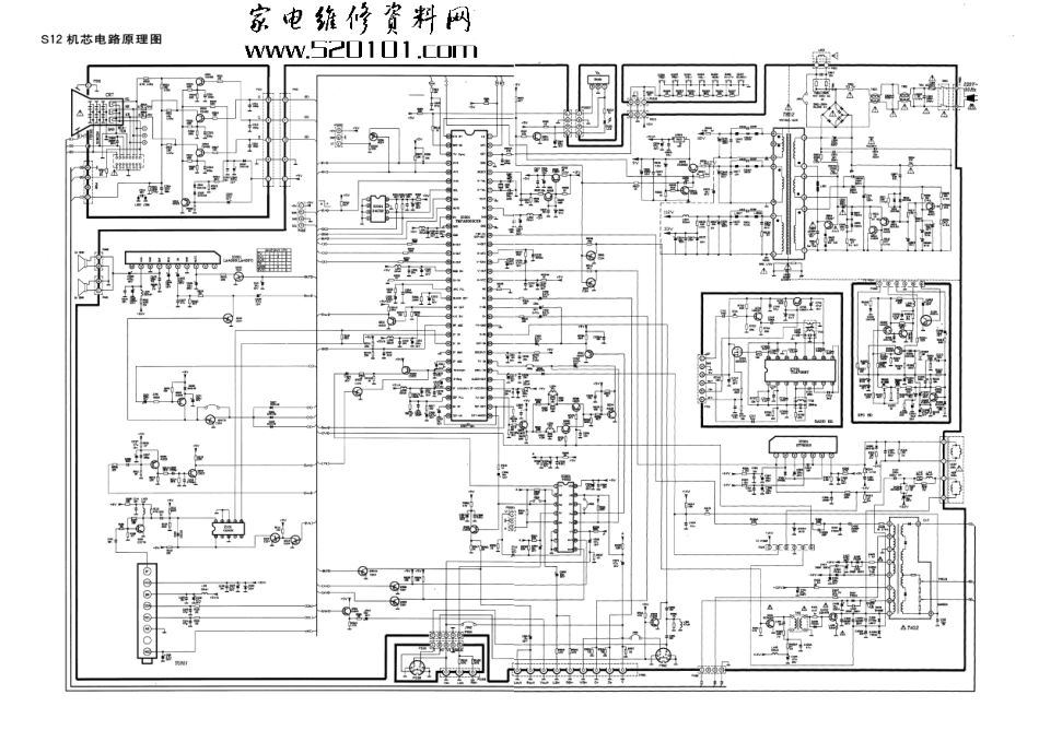 TCL NT21281C彩电原理图_1419_1475S_21B5_21V8_21V1_21A1_21B2.PDF_第1页