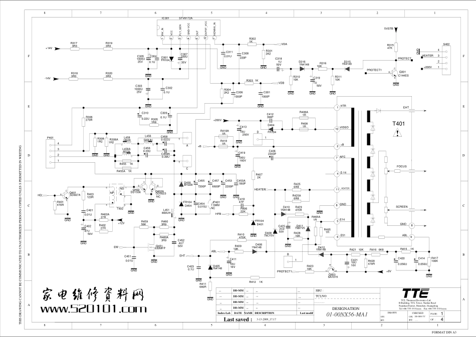 TCL NT25M95彩电原理图_TCL NT25M95彩电.pdf_第1页