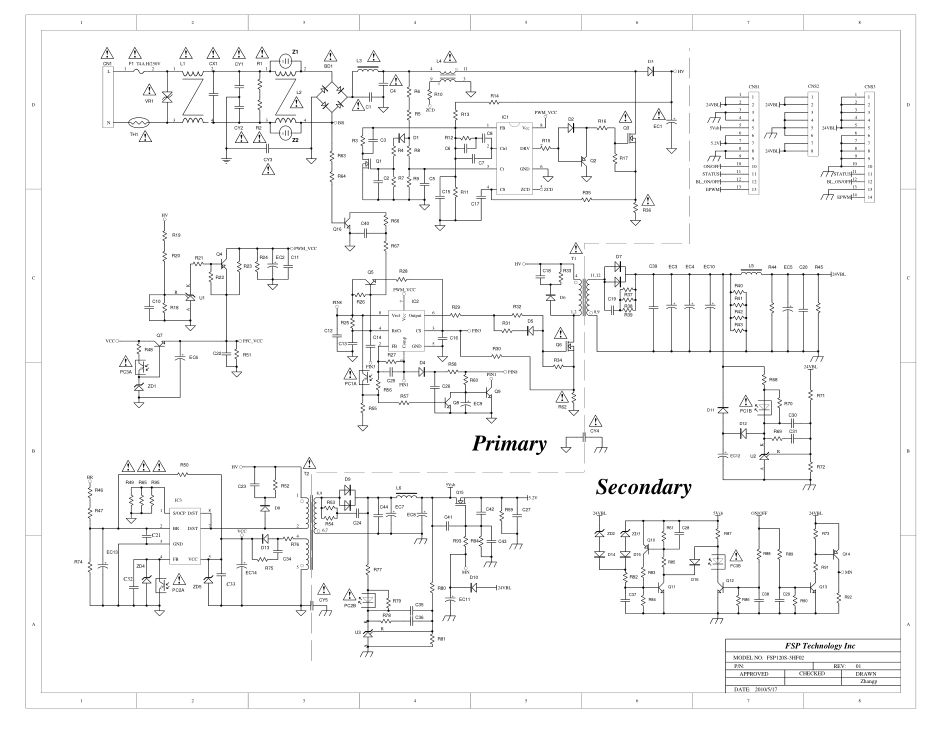  长虹彩电FSP120S-3HF02电源板电路图.pdf_第1页