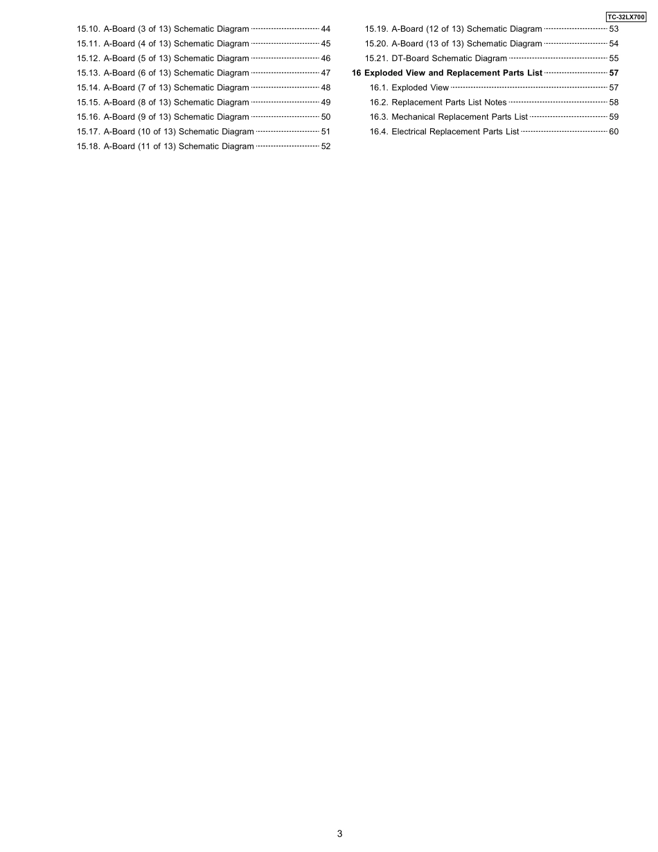 松下TC-32LX700液晶电视维修手册_松下TC-32LX700液晶彩电图纸.pdf_第3页