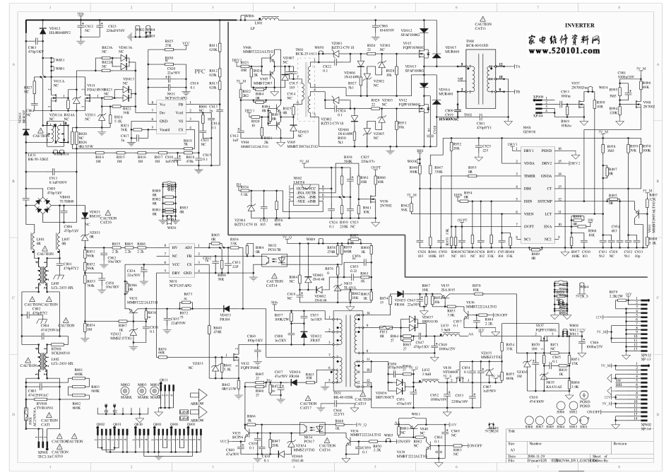  海信TLM42V68系列液晶（1489板）电源板电路图.pdf_第1页