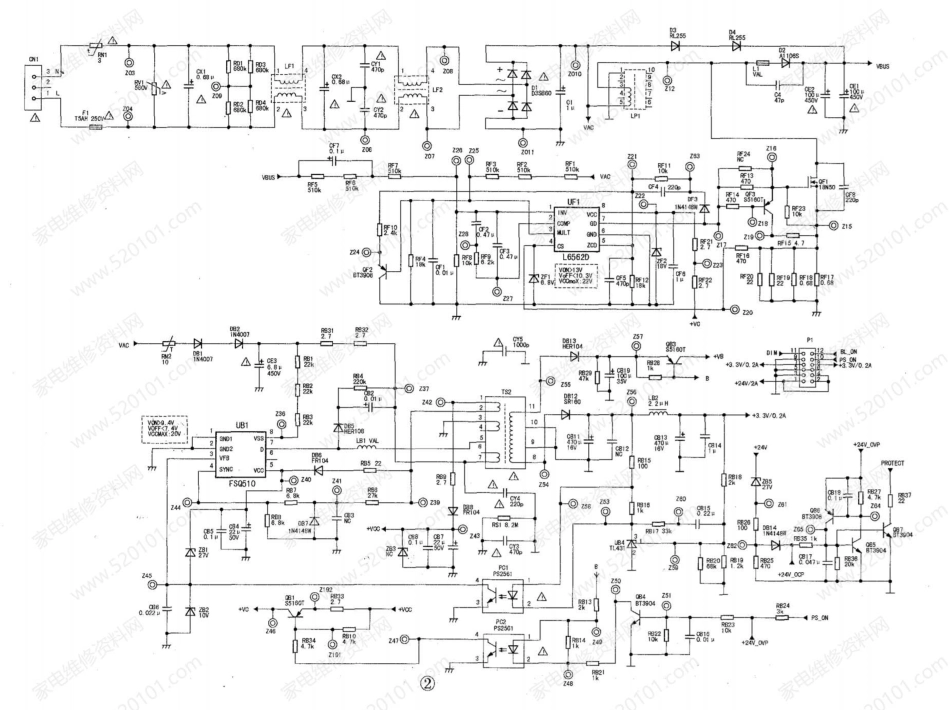 TCL LLPL37A电源板电路原理图.pdf_第2页