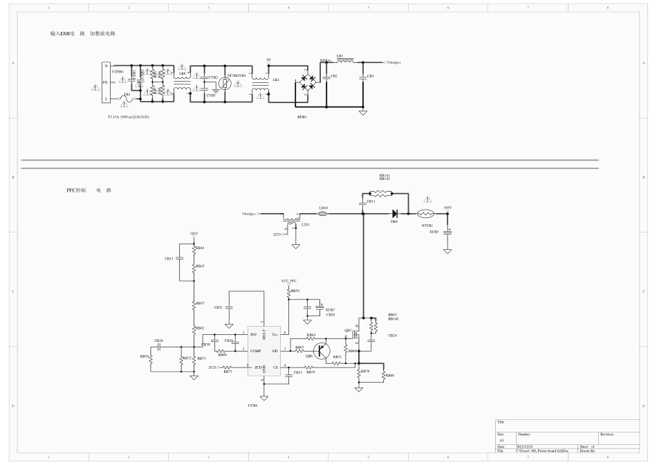 TCL LED46C360液晶电视电路原理图.pdf_第1页