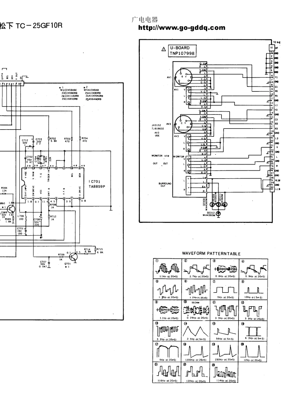 松下TC-25GF10R彩电图纸_松下  TC-25GF10R(20).pdf_第1页