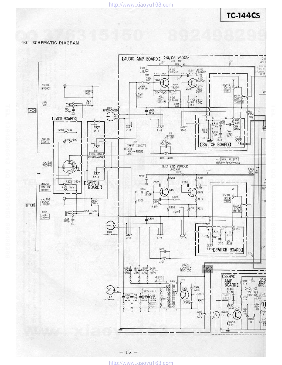 索尼SONY TC-144CS电路图.pdf_第3页