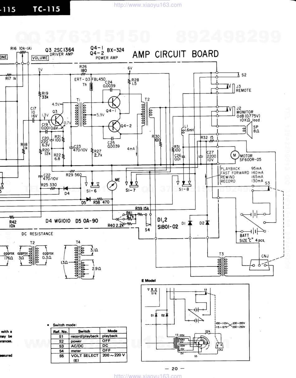 索尼SONY TC-115电路图.pdf_第2页