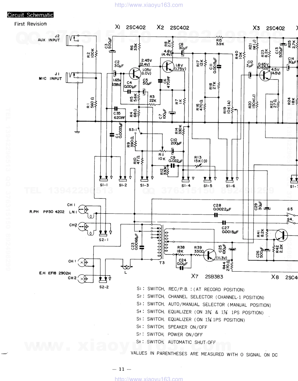 索尼SONY TC-105电路图.pdf_第1页