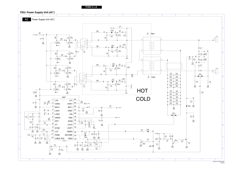 飞利浦40-IP42CS-PWH1XG电源板电路原理图.pdf_第2页