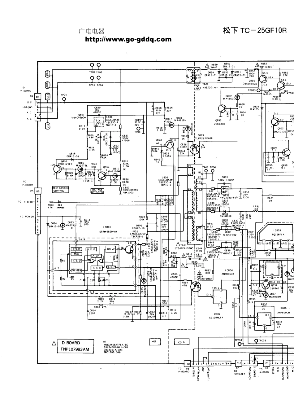 松下TC-25GF10R彩电图纸_松下  TC-25GF10R(07).pdf_第1页