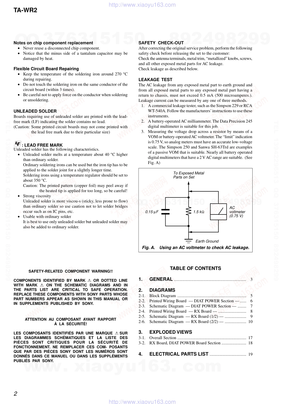 索尼SONY TA-WR2电路图.pdf_第2页