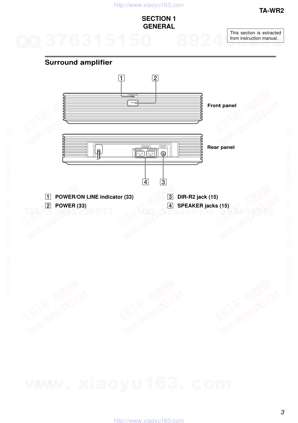 索尼SONY TA-WR2电路图.pdf_第3页