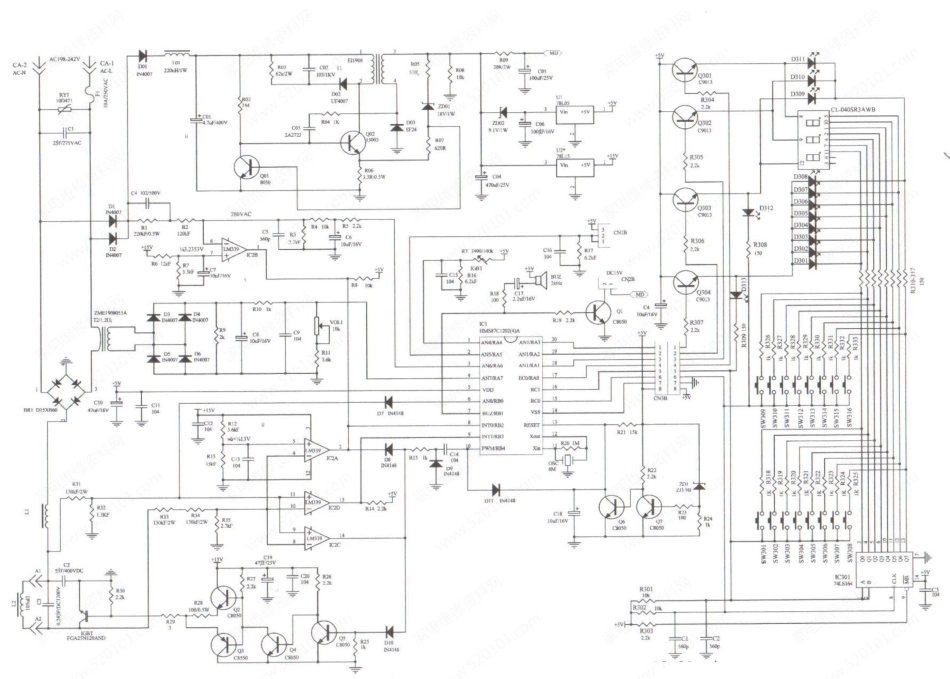 美的8.1版电磁炉电路原理图.pdf_第1页