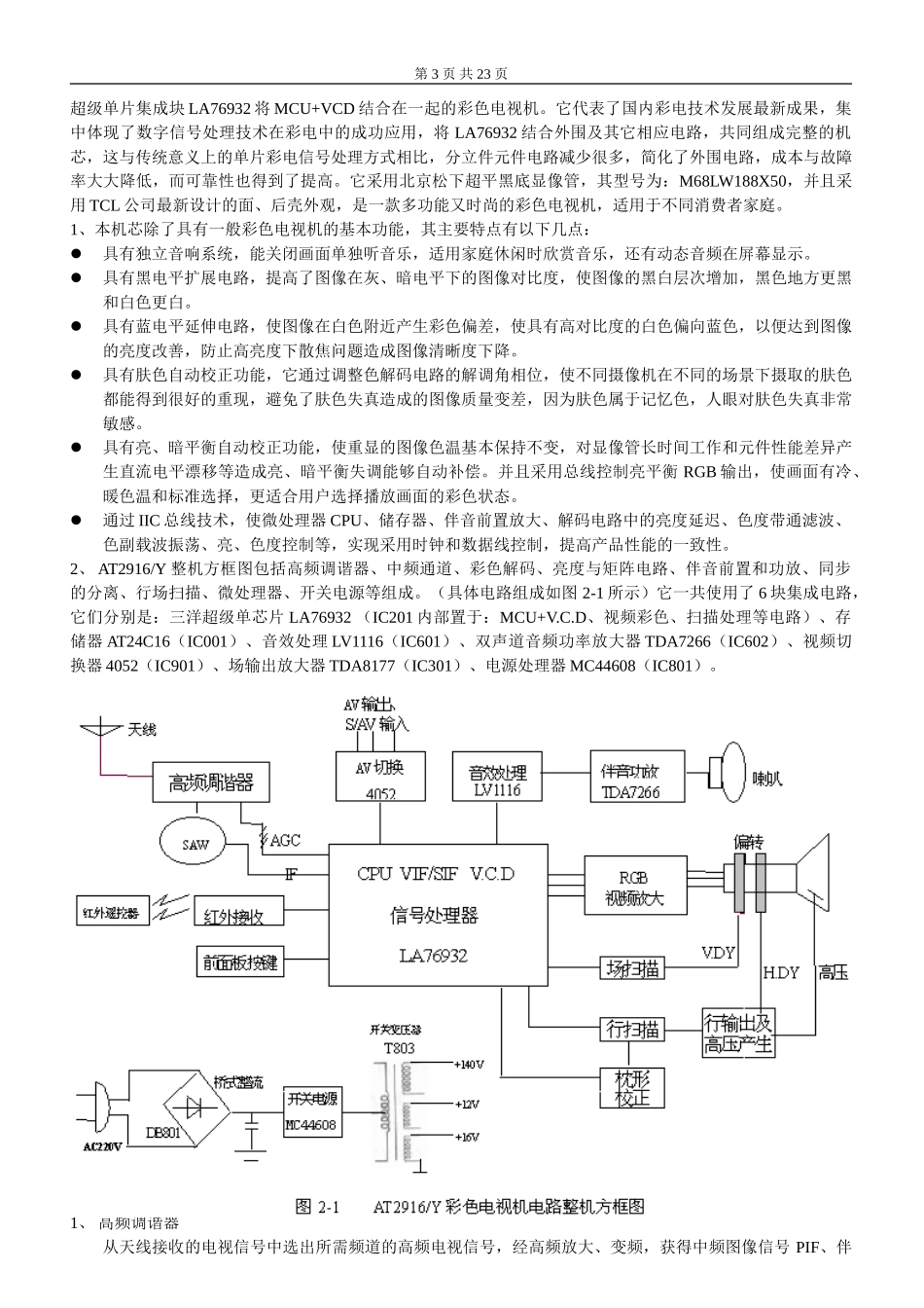 AT2916Y三洋超级单芯片维修手册_1-4章.doc_第3页