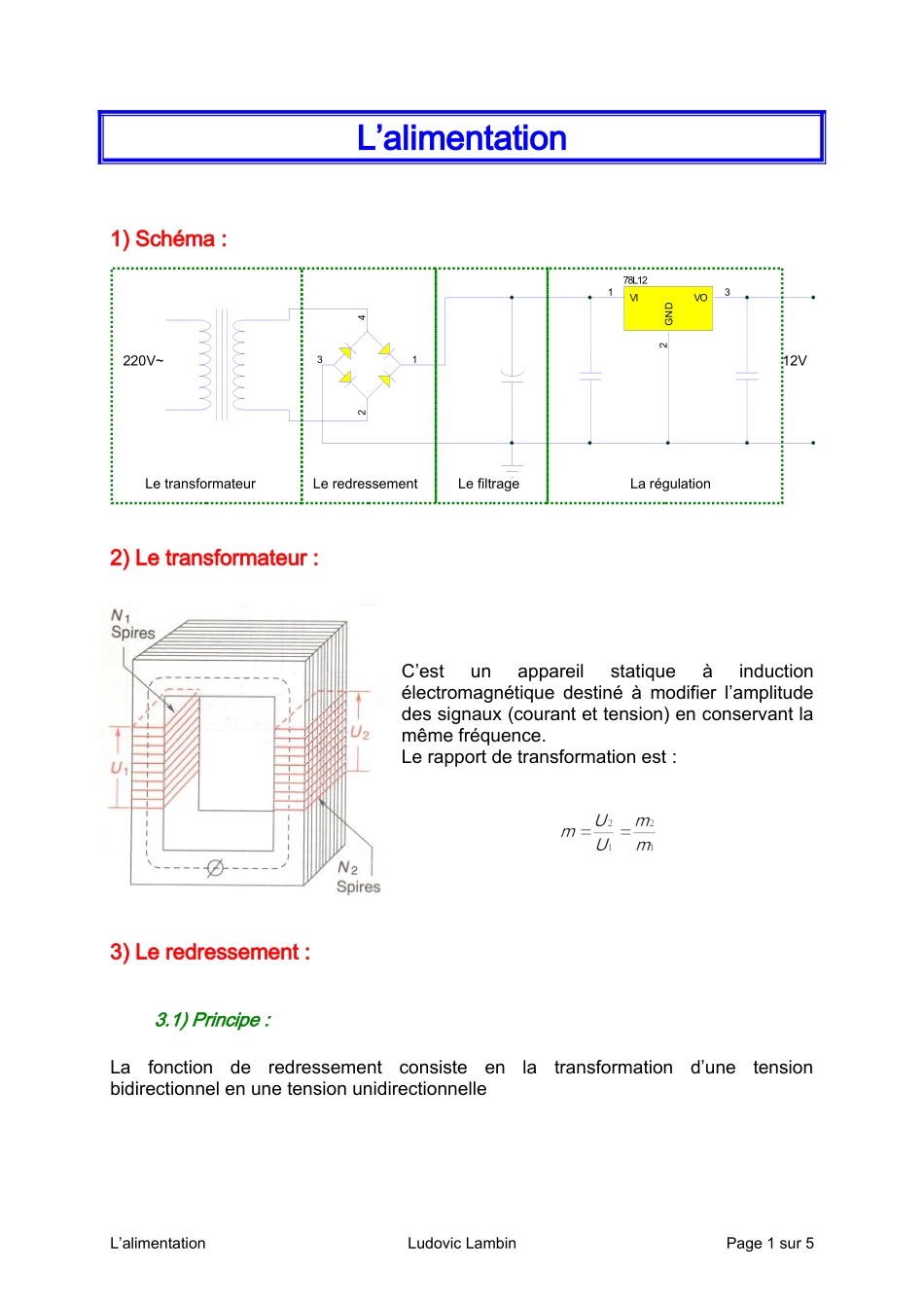 TV_PhilipsFLXXX_L'alimentation.doc_第1页