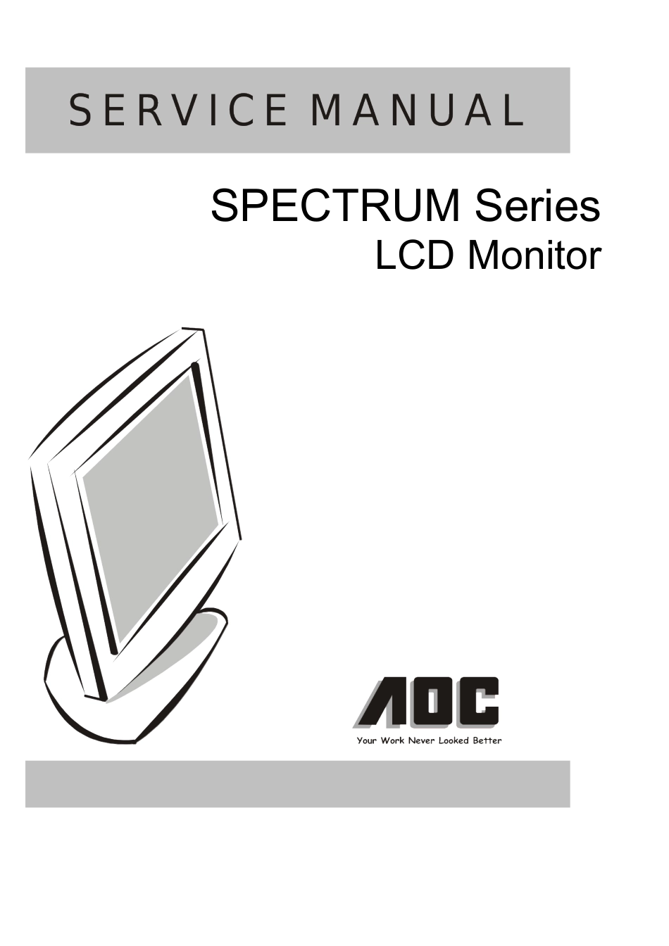 AOC LM520B液晶显示器维修手册_AOC-LM520B_GM2116-英文维修手册.doc_第1页