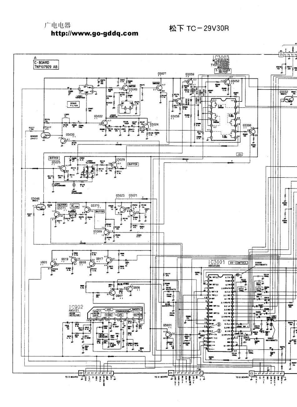 松下TC-29V30R彩电图纸_松下  TC-29V30R(09).pdf_第1页