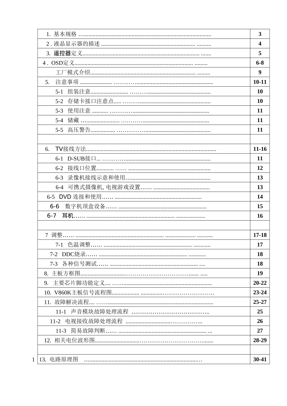 TCL LCD20V3液晶电视维修手册_TCL-LCD20V3-中文维修手册.doc_第2页