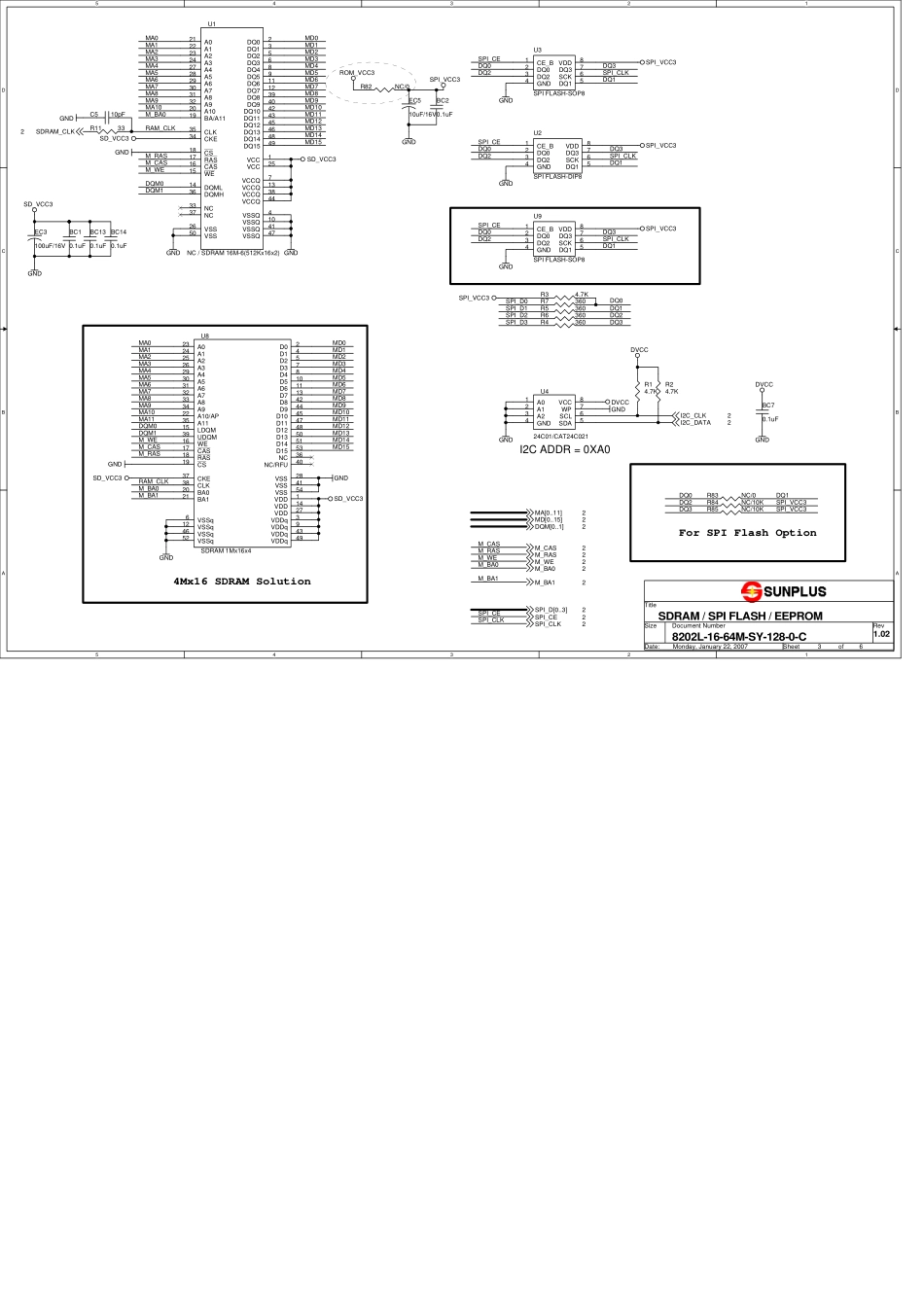 凌阳8202L方案（SPHE8202L）DVD电路原理图.pdf_第3页