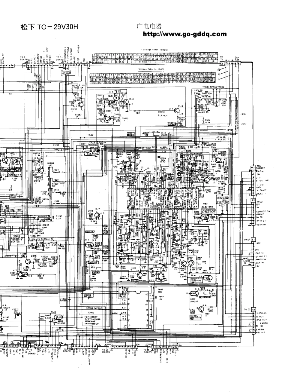 松下TC-29V30H彩电图纸_松下  TC-29V30H(02).pdf_第1页